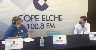 enrique olaya con la cope elche