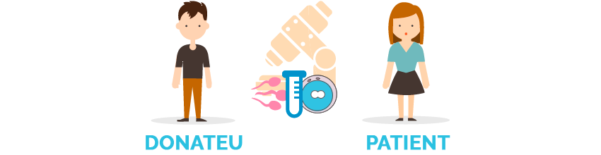 fecundación in vitro con semen de donante