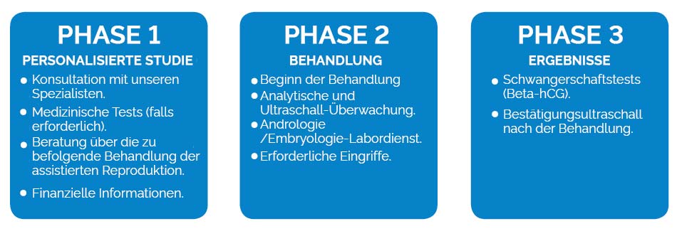 fases de un tratamiento de fertilidad